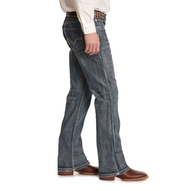 Rock & Roll Denim Men's Double Barrel Medium Vintage Wash Relaxed