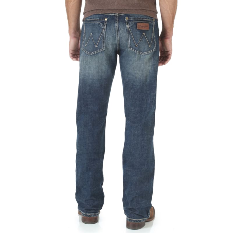 Likken opslag escort Wrangler Retro Men's Layton Slim Fit Boot Cut Jeans - Extended Sizes (44-46)  available at Cavenders