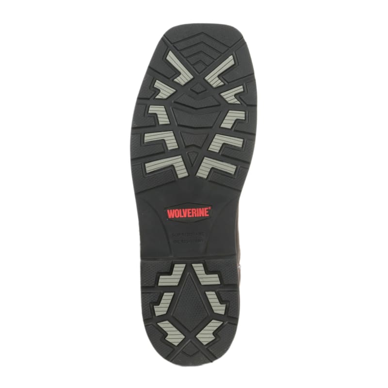 Wolverine Men's Rancher Brown Square Steel Toe Wellington Work Boot