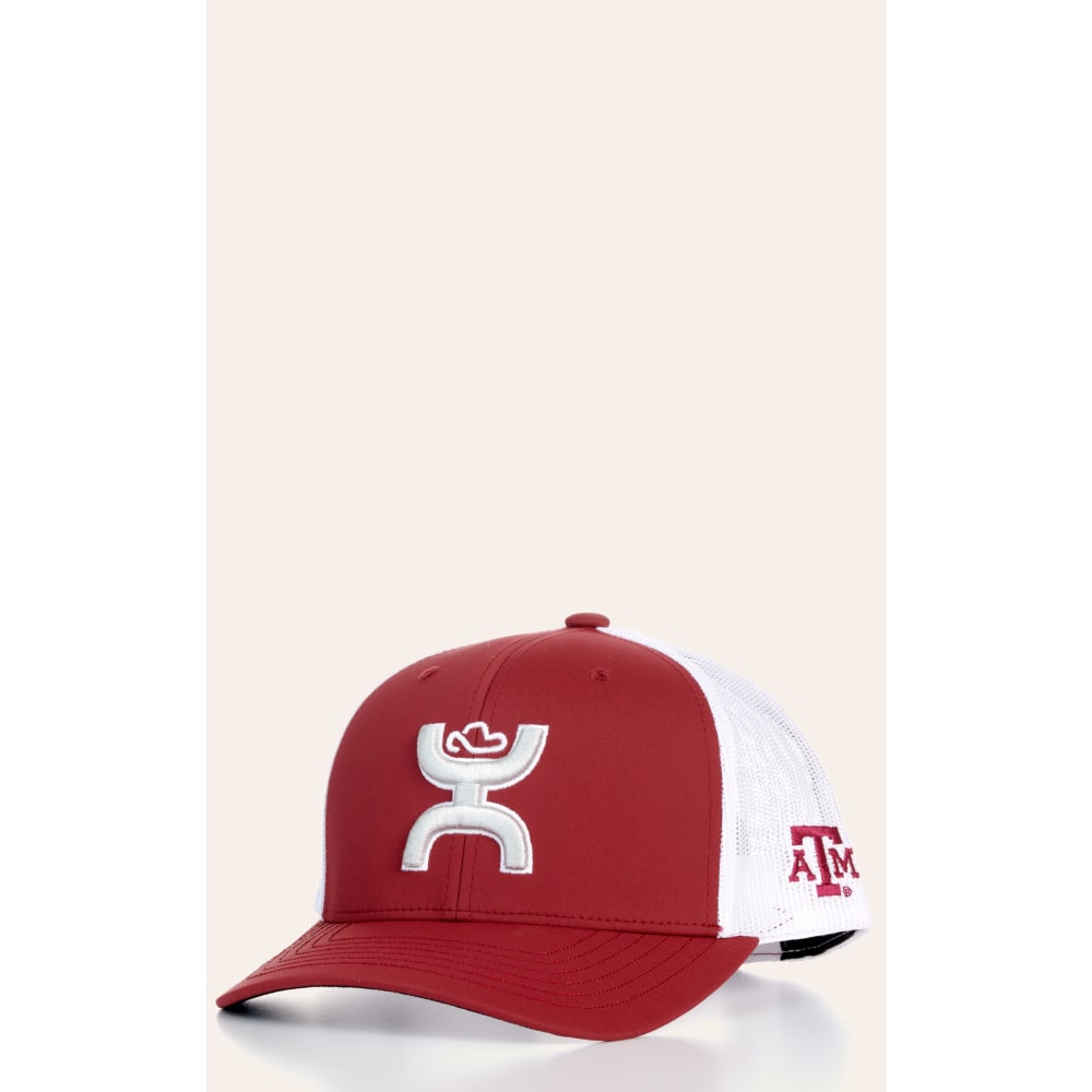 Hooey Collegiate Collection Maroon & White Texas A&M Hands Up Logo Cap