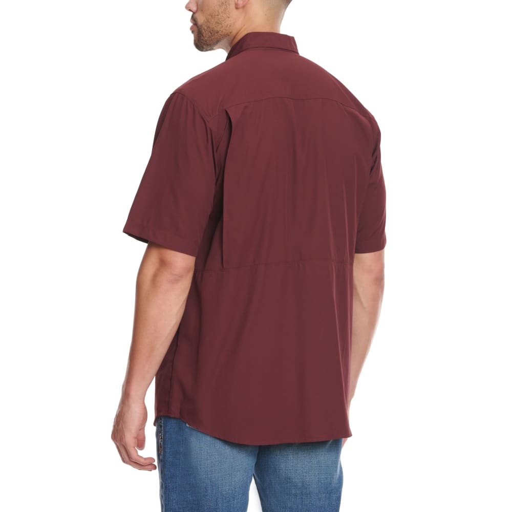 Ariat Men's VentTEK Outbound Berry Bark Short Sleeve Shirt
