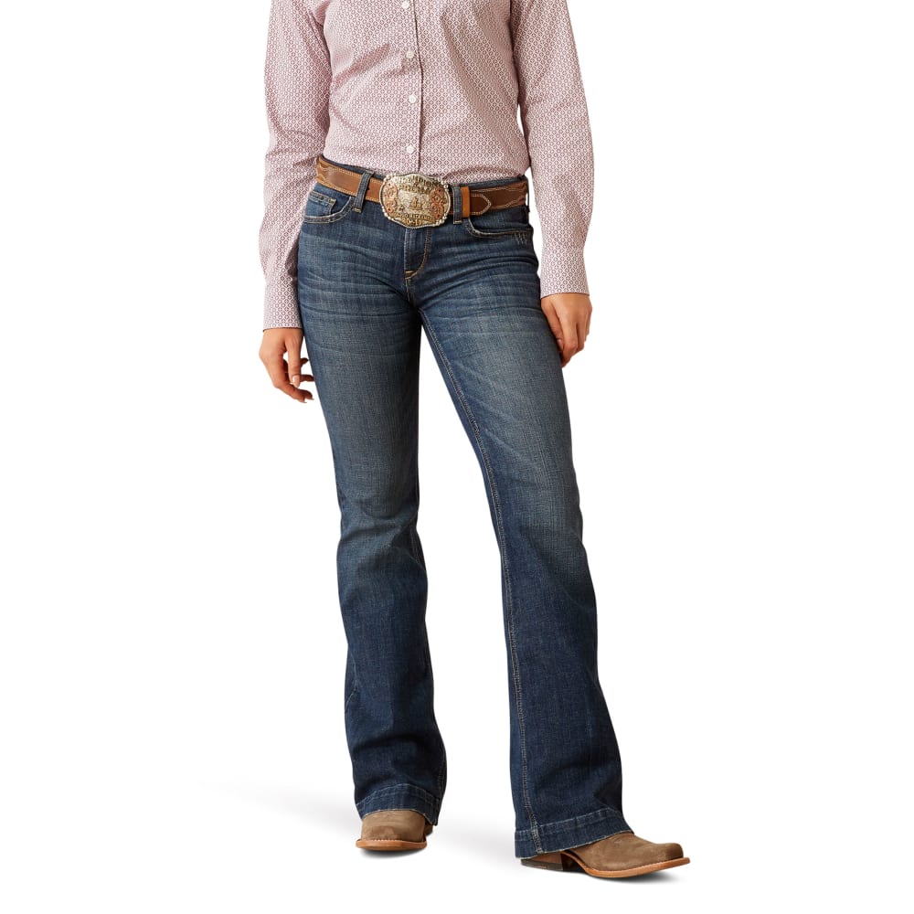 Ariat Women's Ruth Dark Wash Arkansas Slim Trouser Jeans