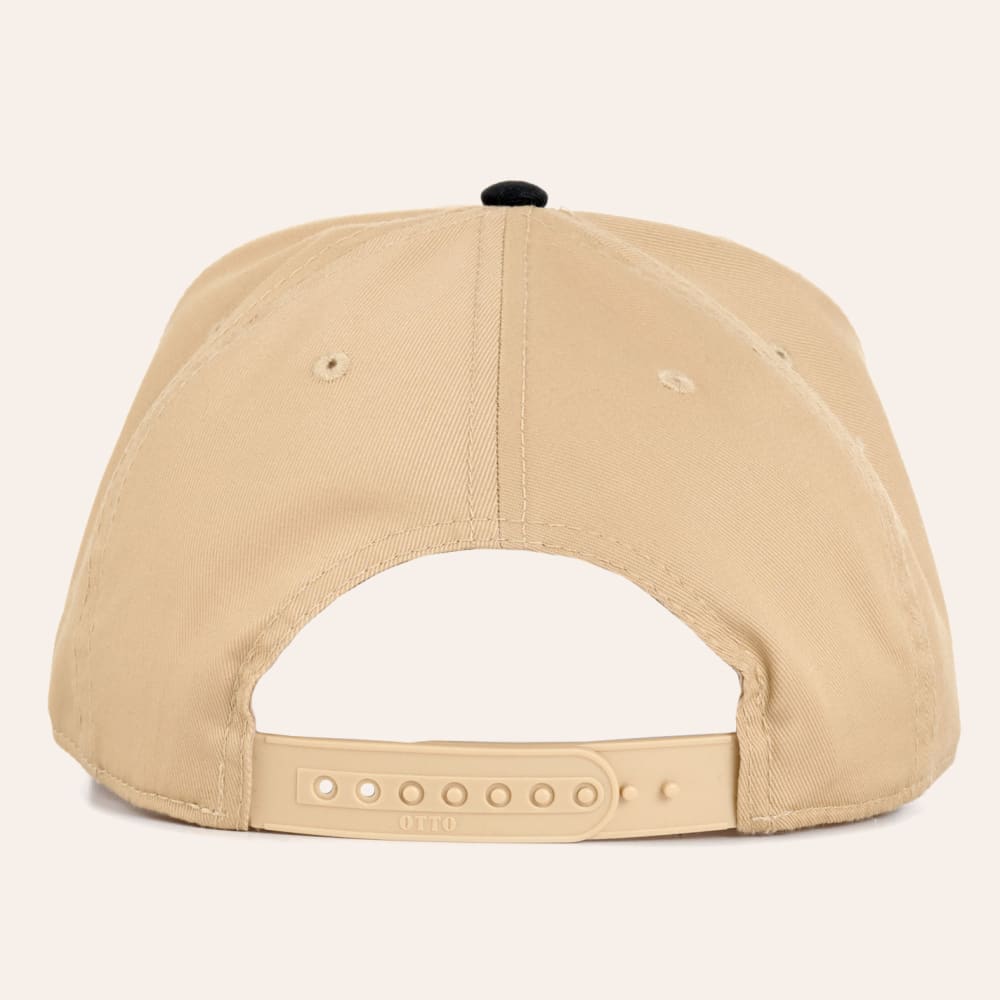 Stackin Bills Sand & Black Embroidered Logo Snapback Cap