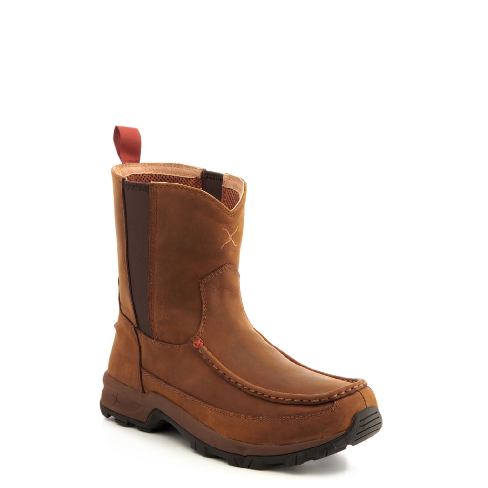 Twisted X Men's Distressed Saddle Brown Hiker Boots