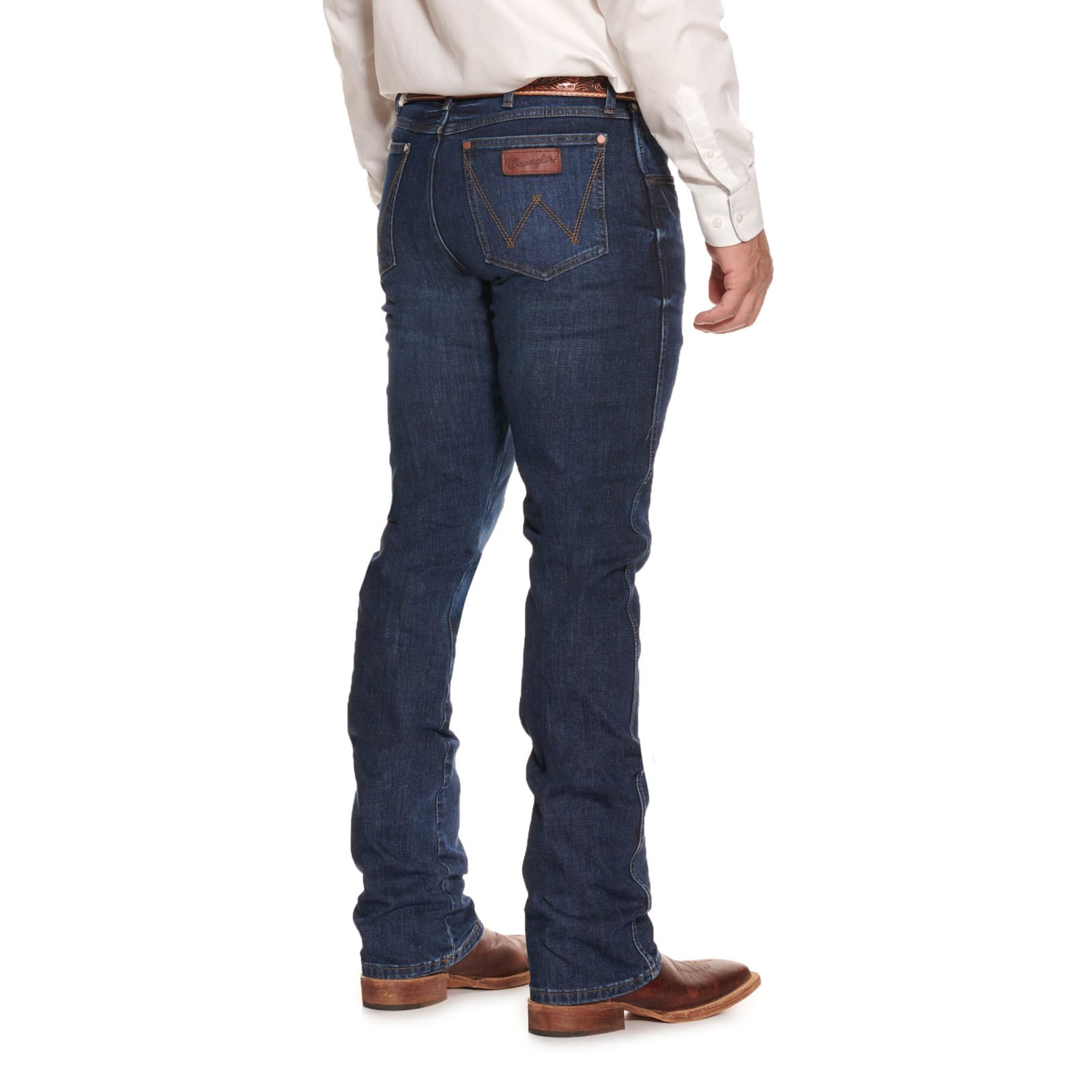 Wrangler Retro Men's Merriam Dark Wash Slim Fit Bootcut Jeans available at  Cavenders