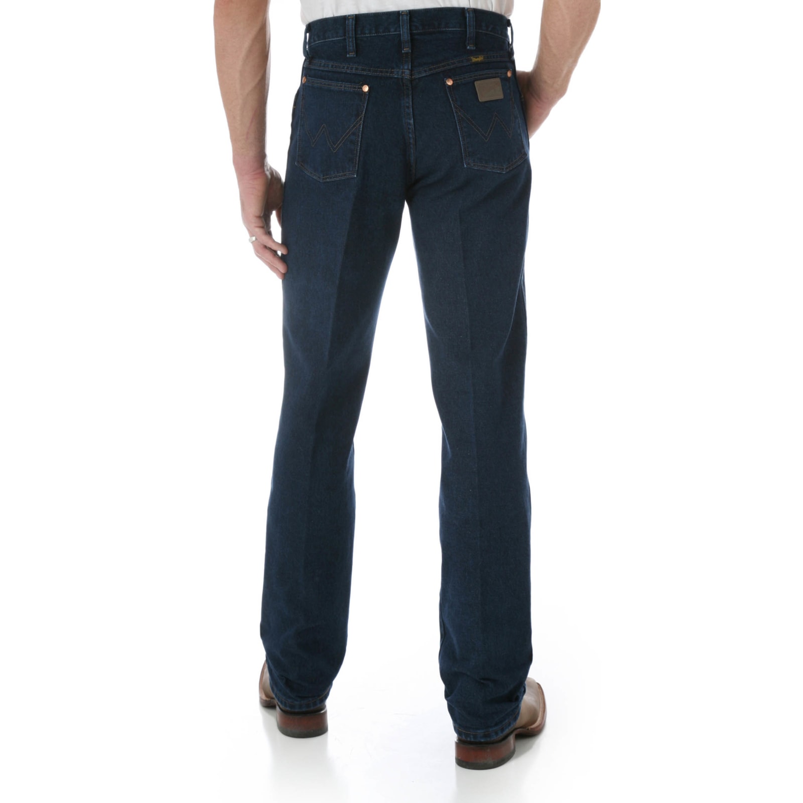 Wrangler Men's Cowboy Cut Dark Stone Original Fit Jeans available at  Cavenders