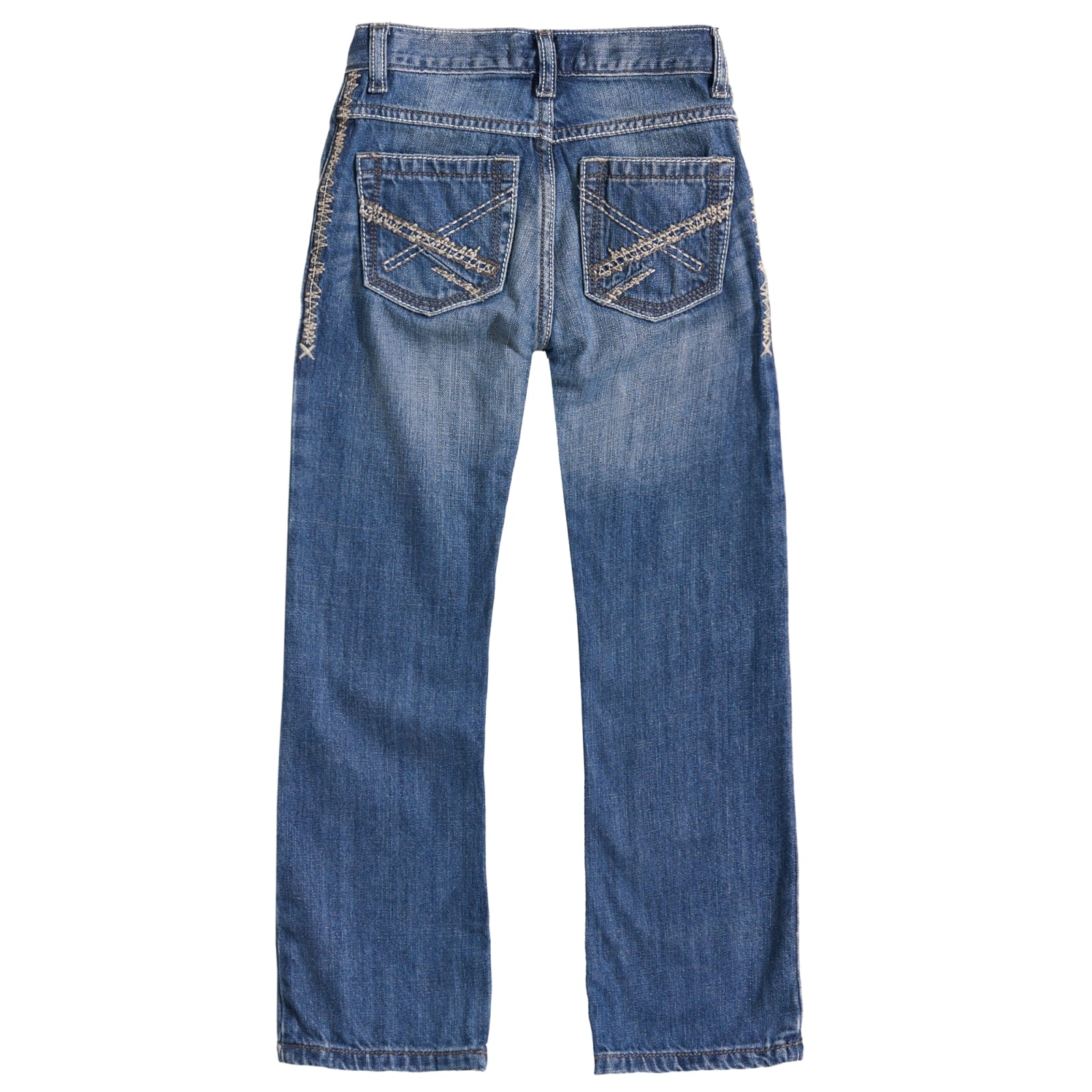 Wrangler 20X Boys' Breaking Barriers Medium Wash Slim Fit Vintage Boot Cut  Jean (1T-7) available at Cavenders