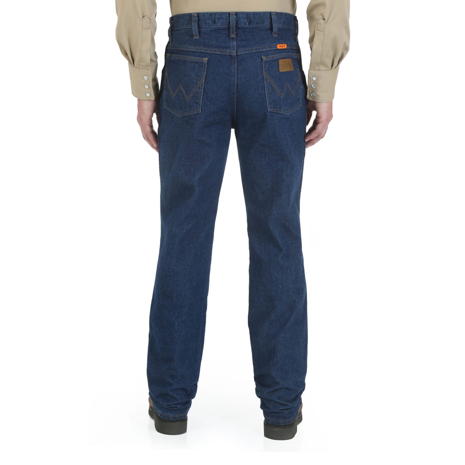 Wrangler Men's Cowboy Cut Slim Fit Pre-Washed FR Work Jean available at  Cavenders