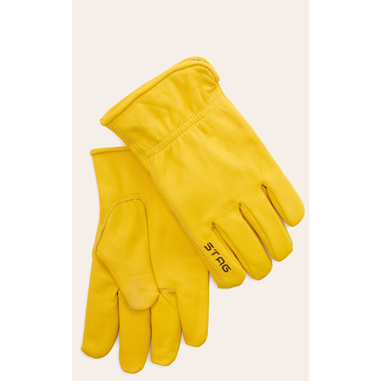 Golden Stag Fleece Lined Elkskin Leather Work Gloves