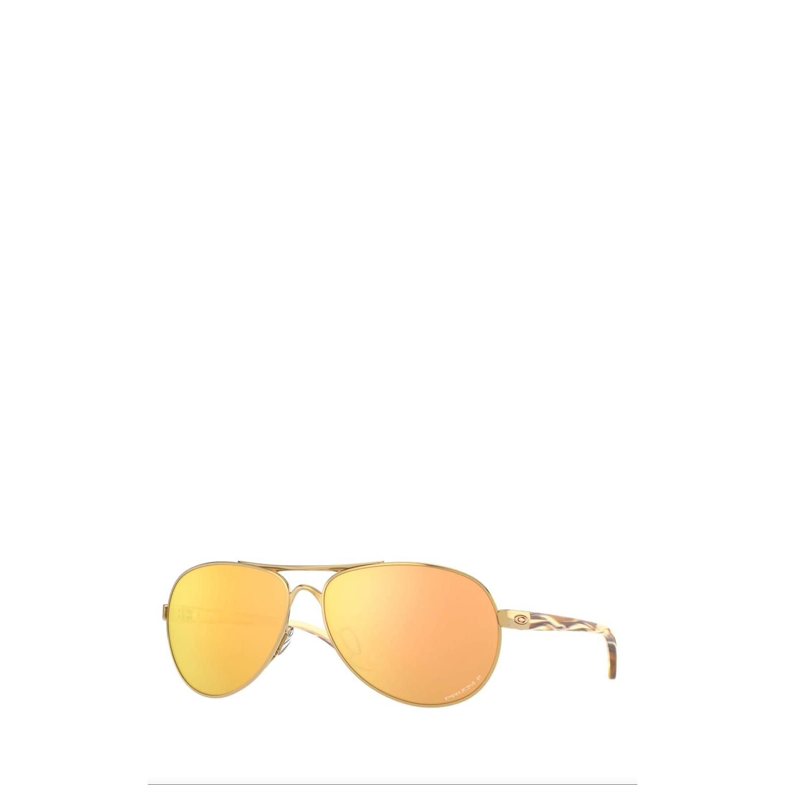 Oakley Feedback Gold with Prizm Rose Gold Polarized Lenses Sunglasses