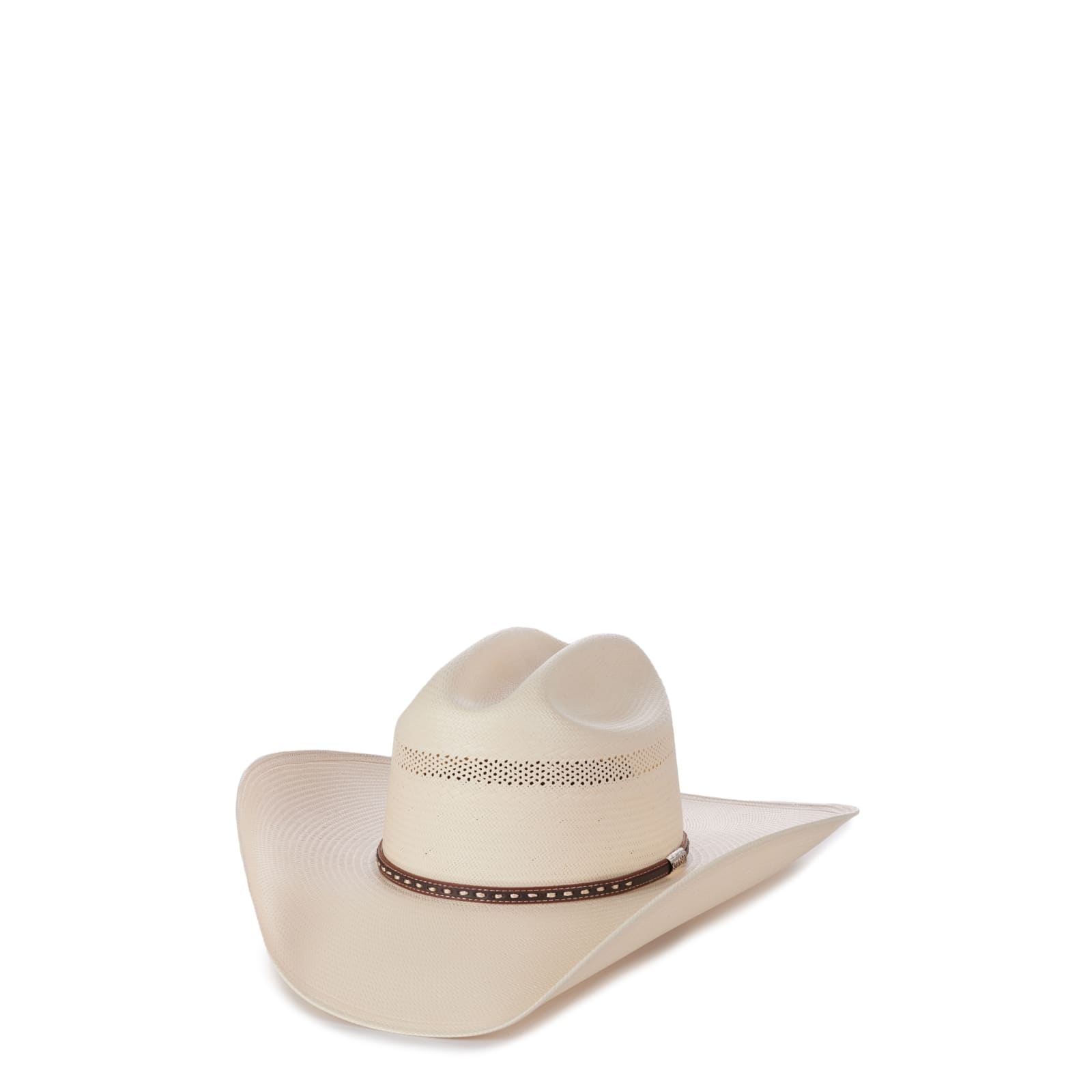 Stetson Crowley Natural Cattleman Straw Cowboy Hat available at Cavenders