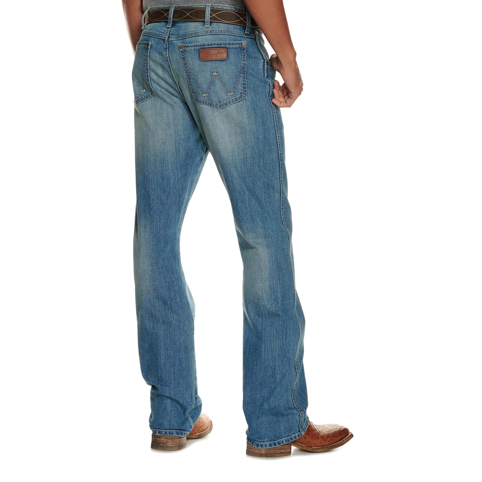 Wrangler Retro Men's Light Wash Relaxed Fit Boot Cut Jeans - Cavender's  Exclusive available at Cavenders