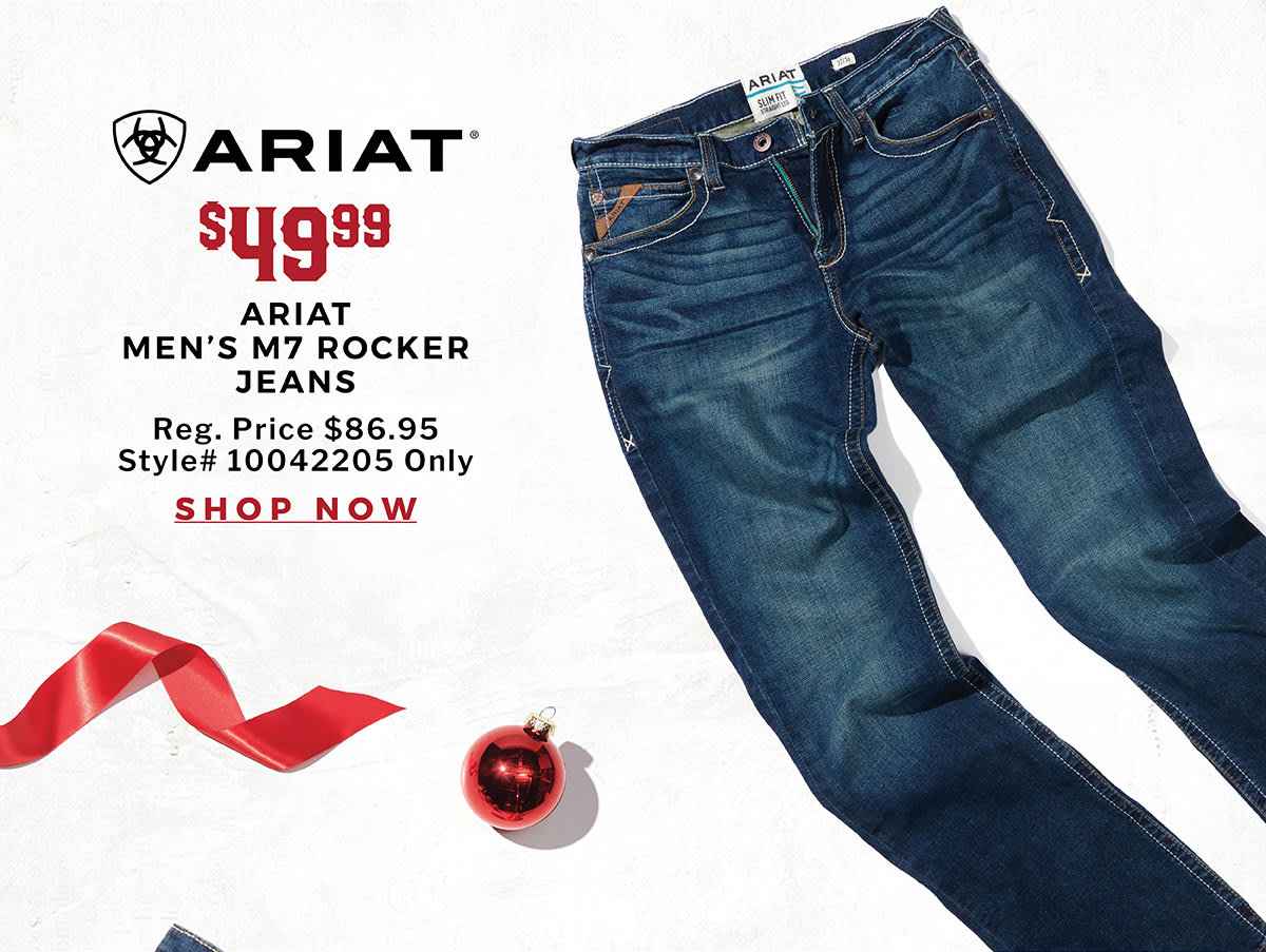 $49.99 Ariat Men's M7 Rocker Jeans