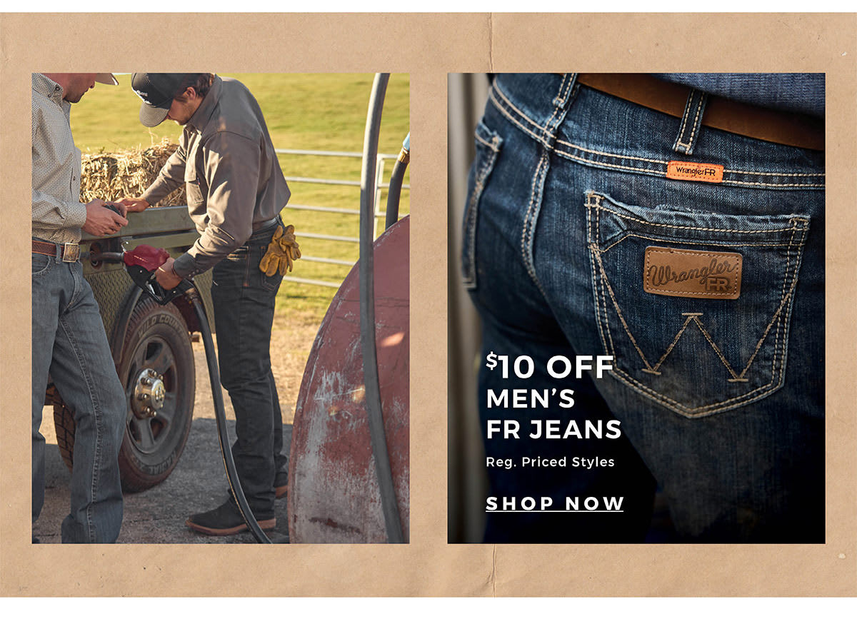 $10 Off Men's FR Jeans