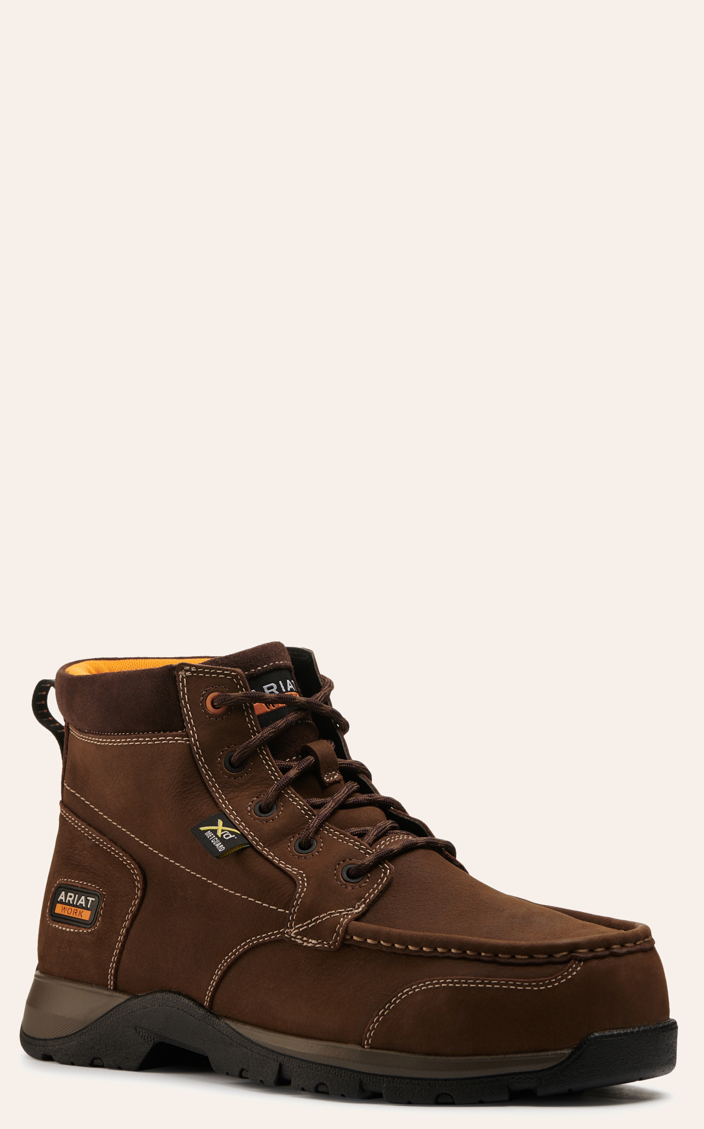 Ariat Edge Lte Chukka Composite Toe Brown Leather Non-slip Work Boot Sz