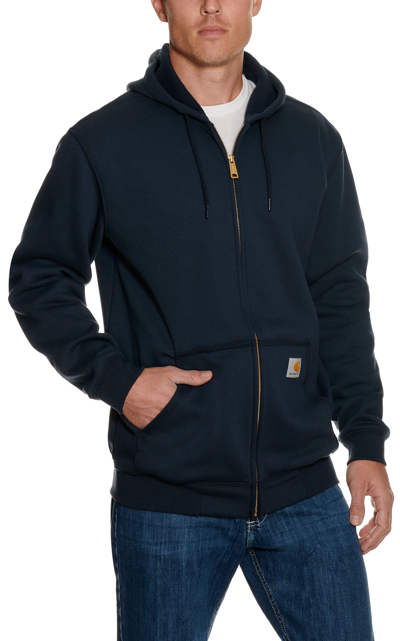 Carhartt Men's Navy Zip Front Hoodie | Cavender's