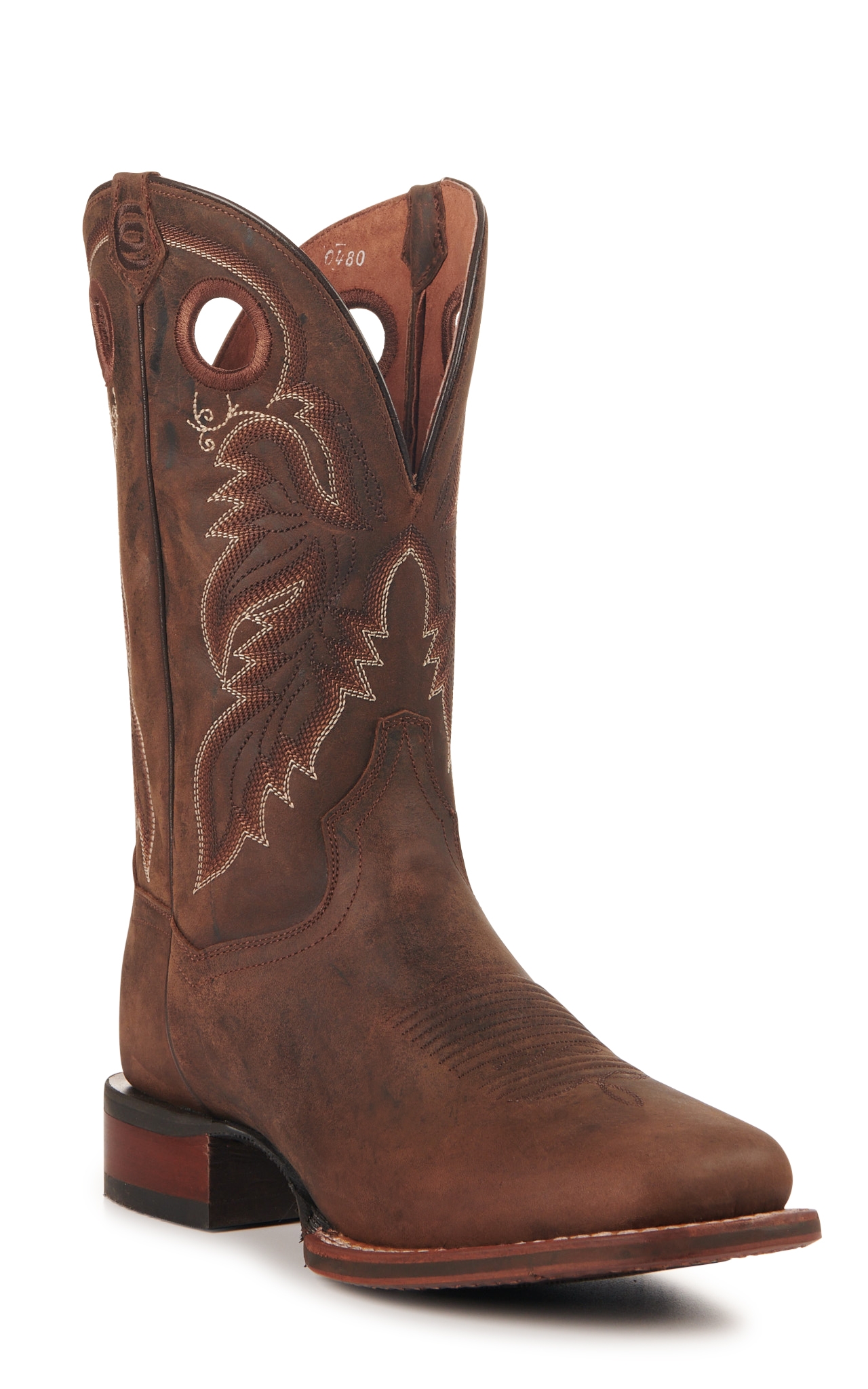 Dan Post Men's Abram Tan with Wide Square Toe Cowboy Boots Cavender's