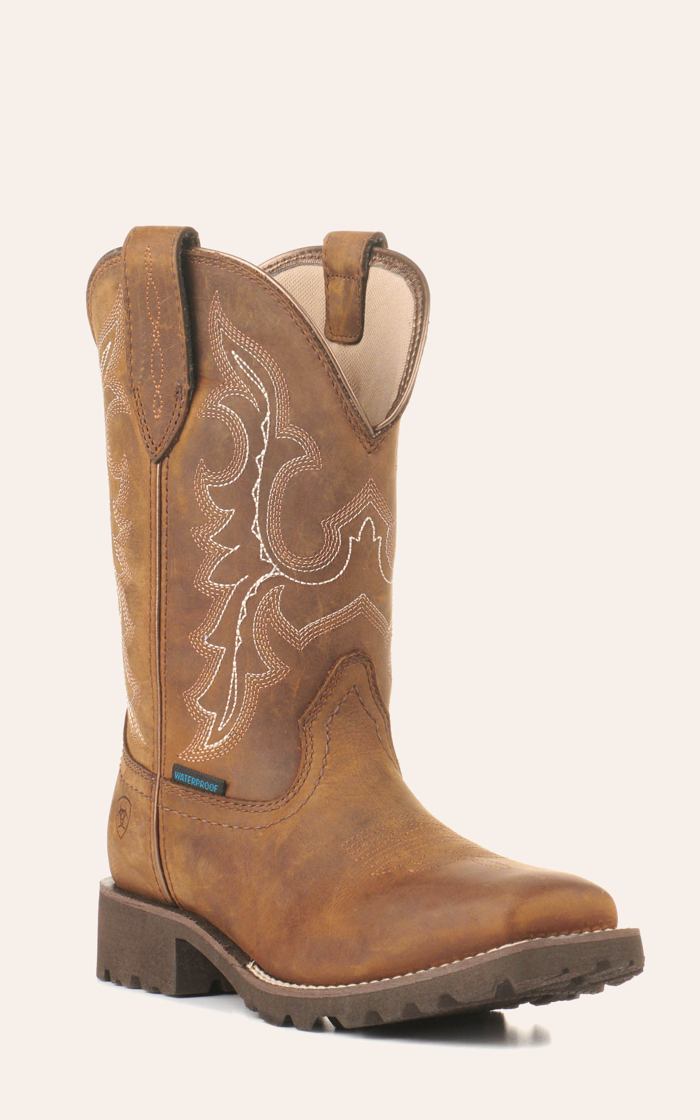 waterproof square toe cowboy boots