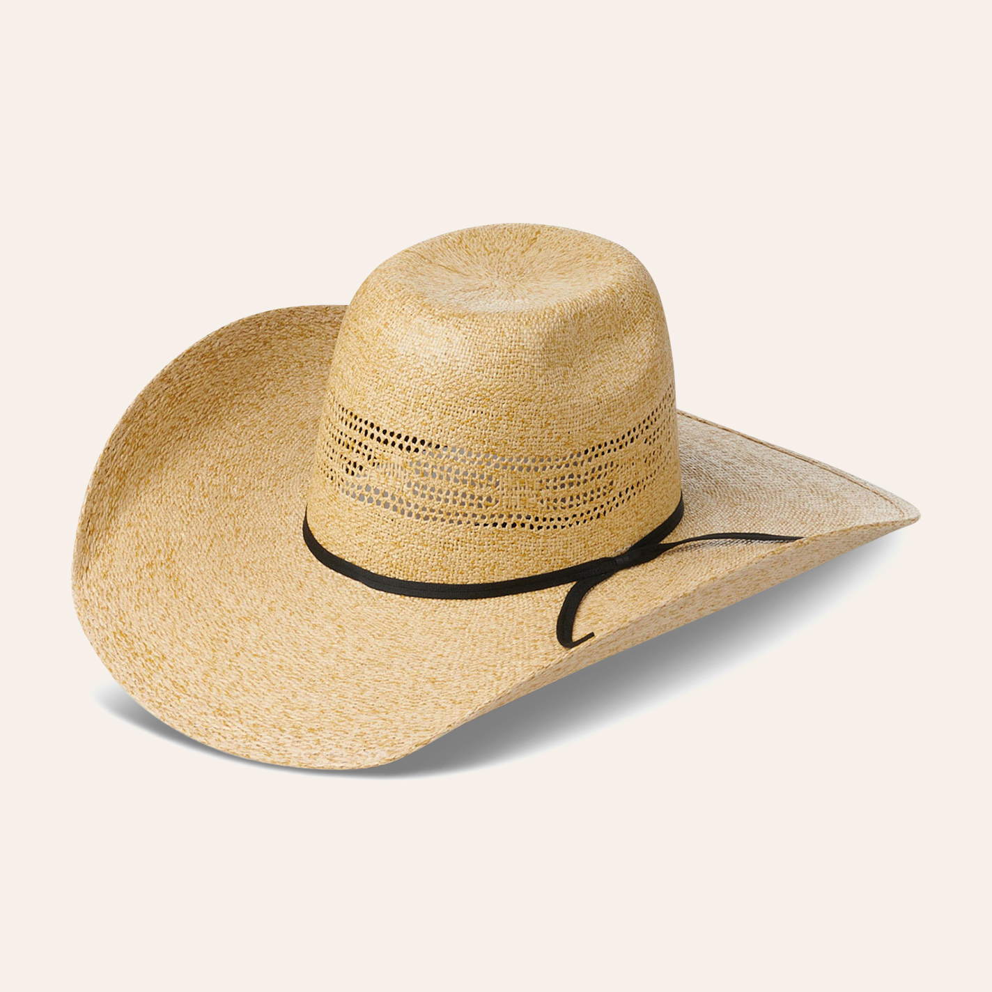 Rodeo King 25X Burlap Brown Heavy Duty Bangora Straw Cowboy Hat