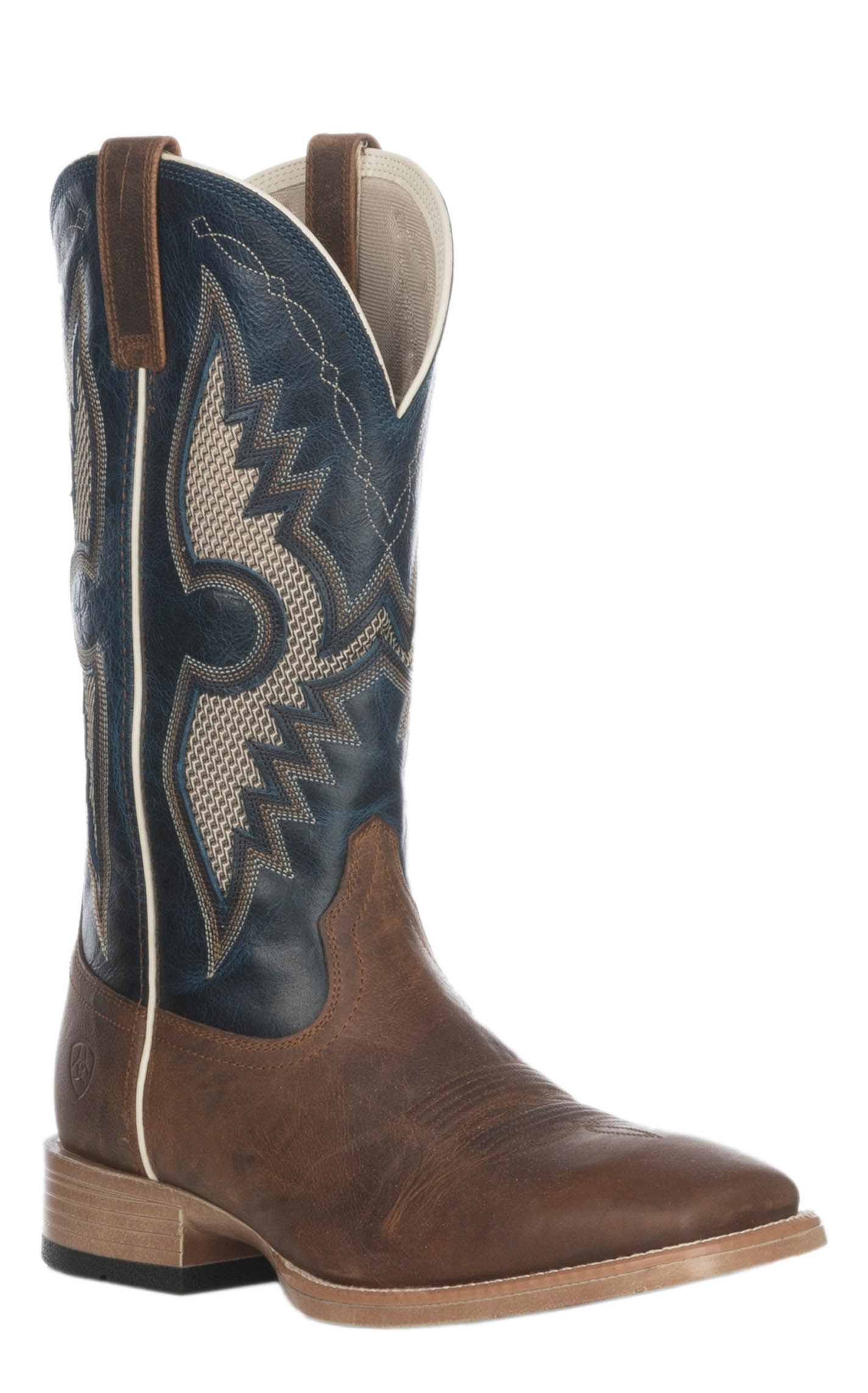 Ariat Men's Solado Sorrel VentTEK Bantamweight Wide Square Toe Cowboy ...