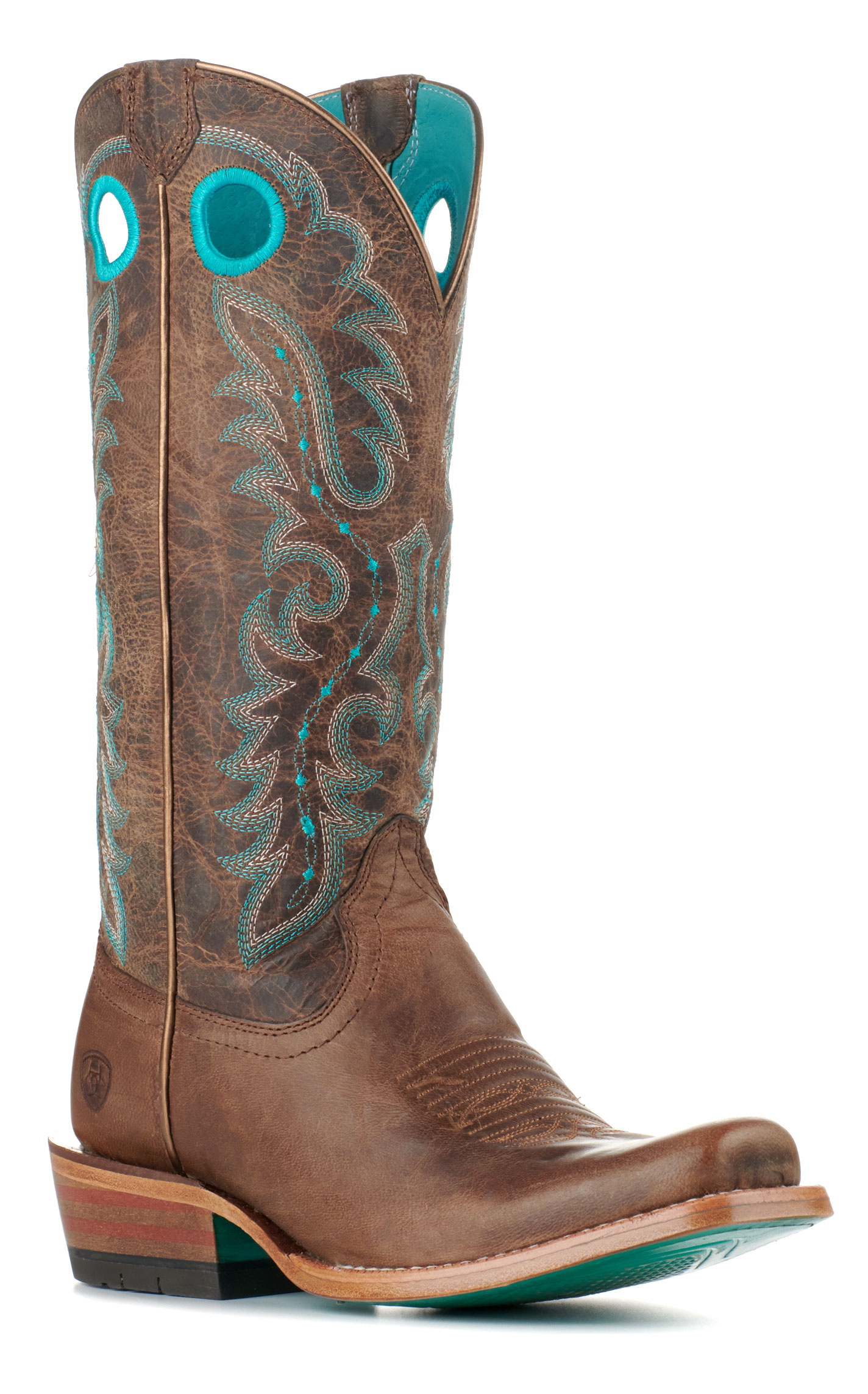 Ariat Women's Frontier Boon Pecan Brown Futurity Square Toe Cowboy Boots