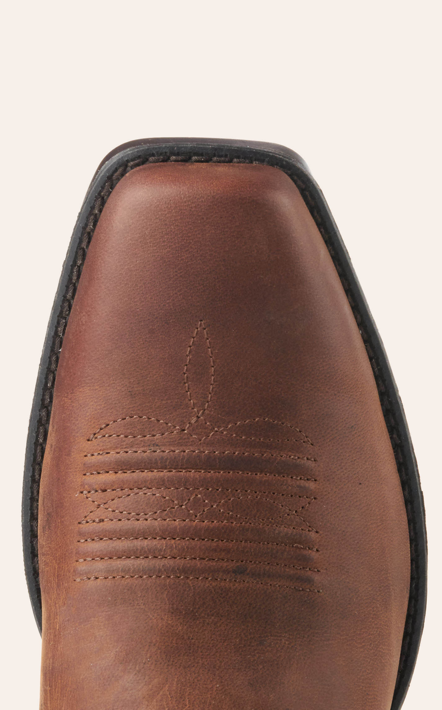 Ariat Men's Booker Ultra Rough Tan Bantamweight Square Toe Cowboy Boots