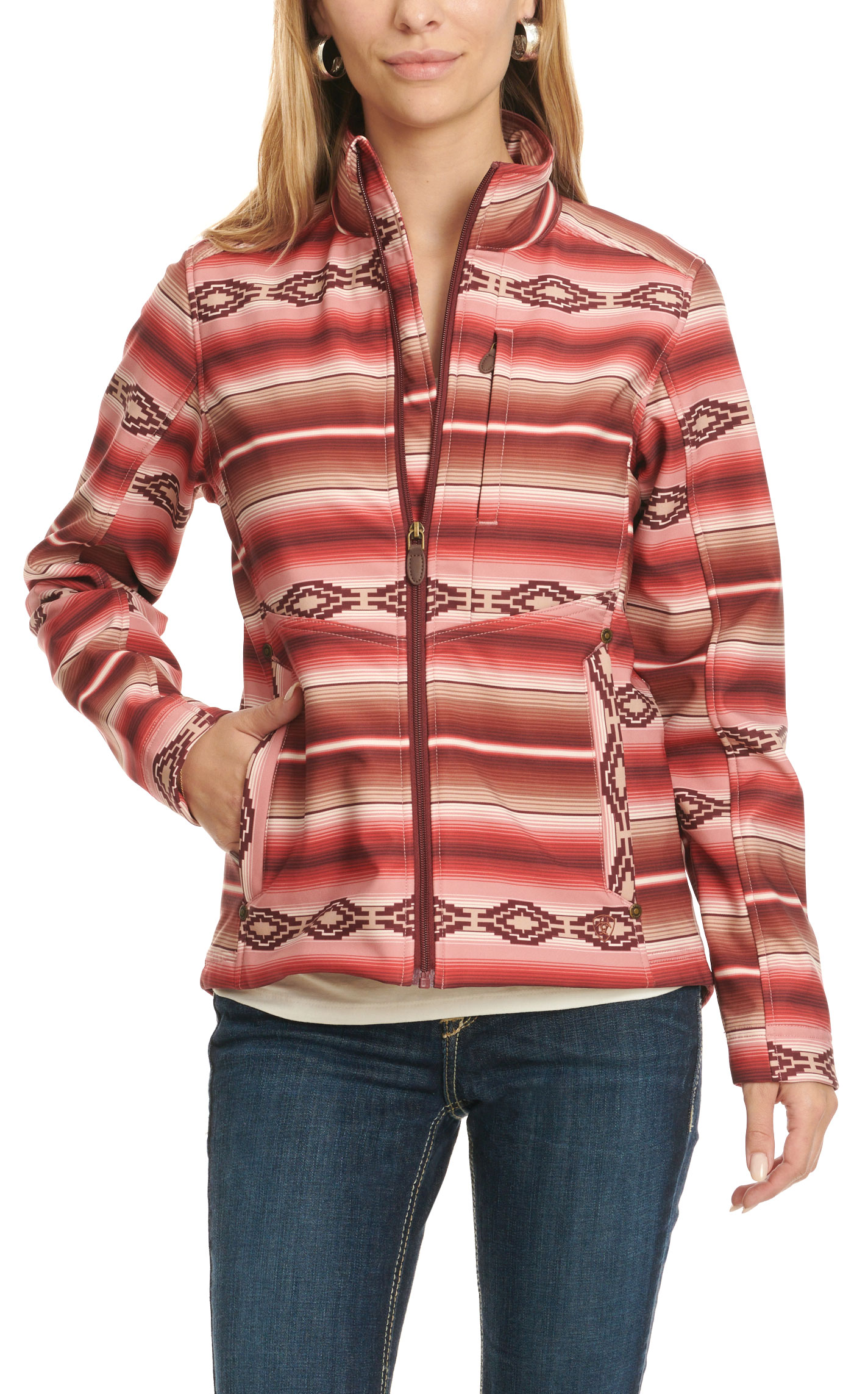 Ariat Women's Blushing Serape Print Softshell Jacket