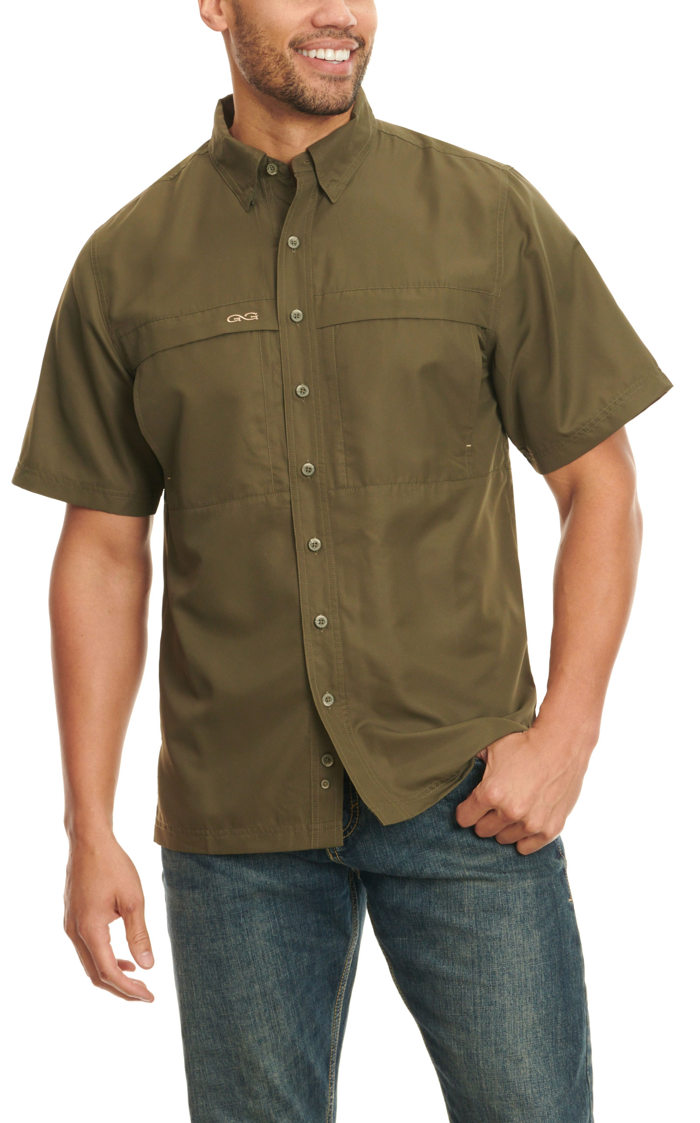 GameGuard Outdoors Men's Agave MicroFiber Fishing Shirt