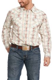 Ely Walker Men's Southwestern Print Long Sleeve  