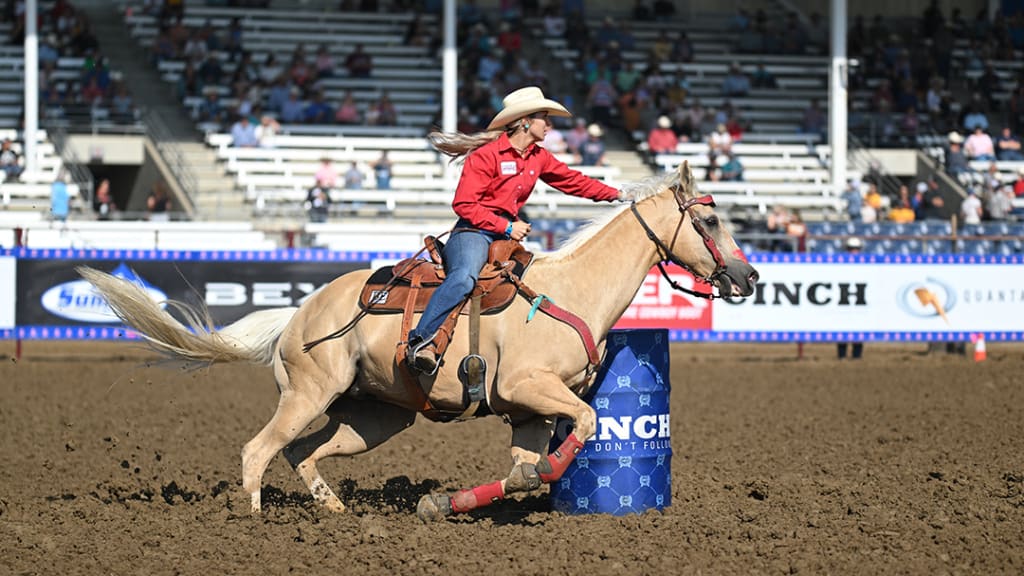 Merrin Frost Barrel Racing Eighth in the World