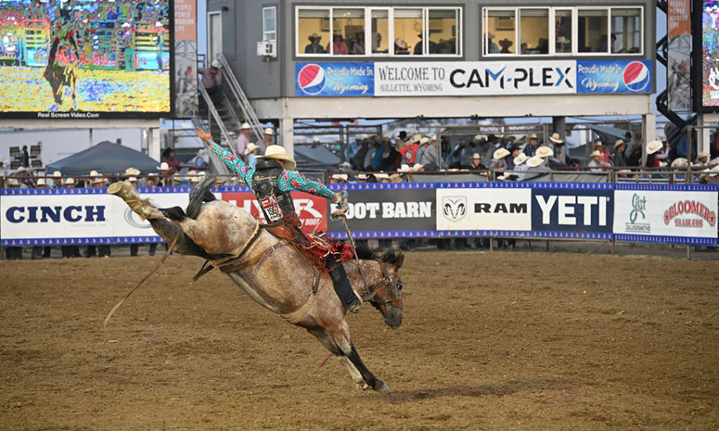 Jase Stout Saddle Bronc Riding Third in the World