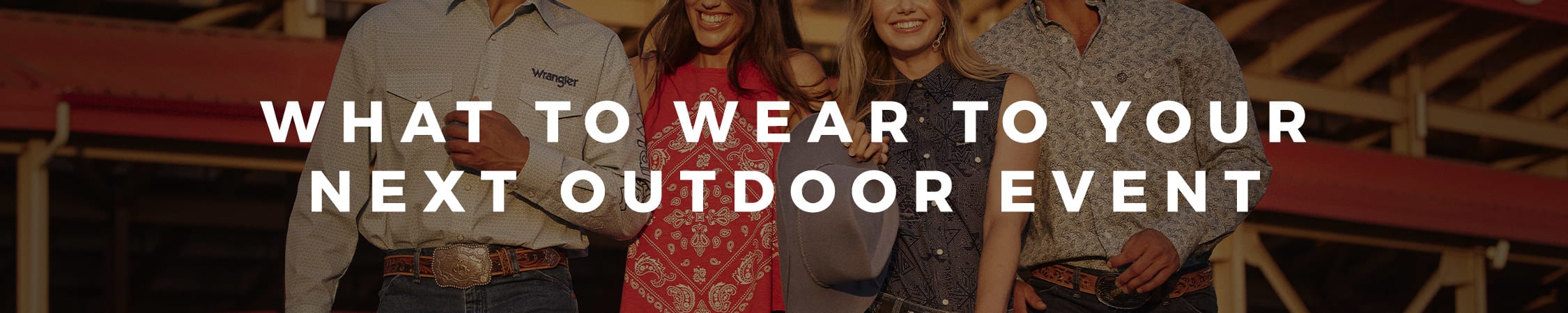 What to Wear To Your Next Outdoor Event