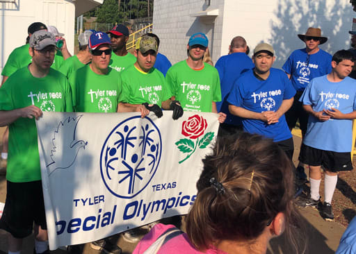 drew cavender special olympics tyler team