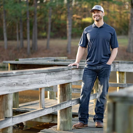 man wearing jeans and cowboy boots