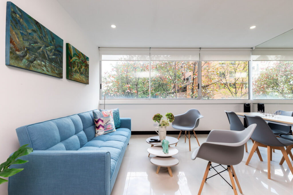 1BR 2BA Apartment for Rent in  Comuna 14 - El Poblado,  Antioquia - $1,350