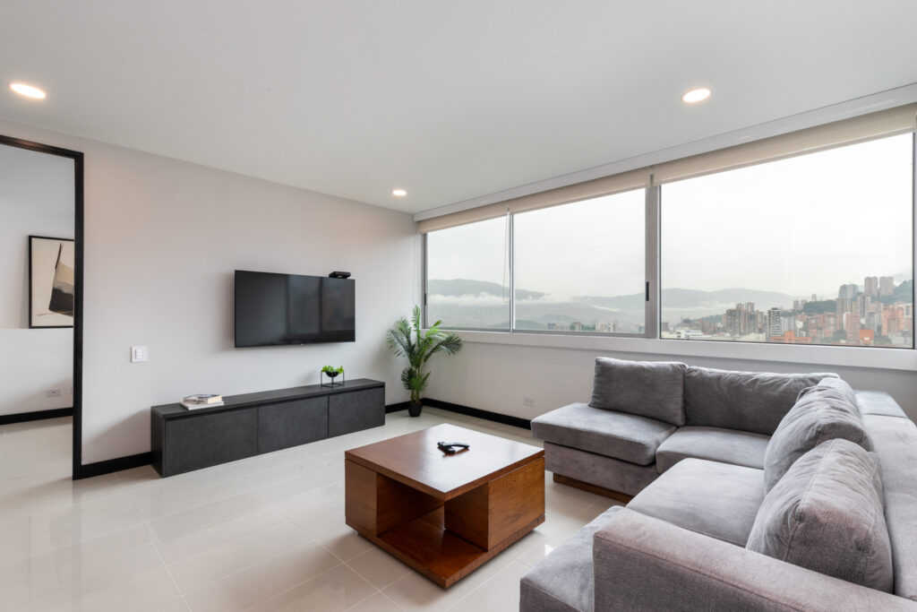 1BR 2BA Apartment for Rent in  Comuna 14 - El Poblado,  Antioquia - $1,350