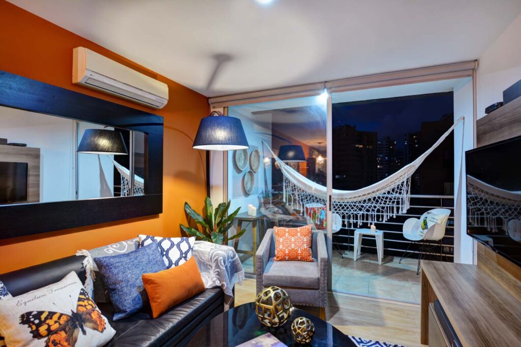 2BR 2BA Apartment for Rent in  Comuna 14 - El Poblado,  Antioquia - $1,950