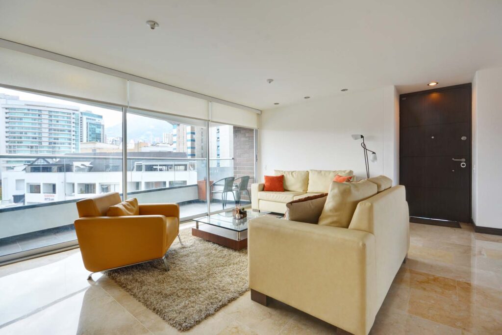 3BR 4BA Apartment for Rent in  Comuna 14 - El Poblado,  Antioquia - $2,200