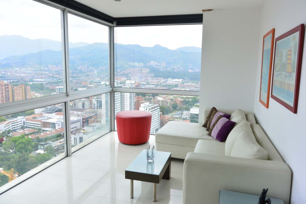 2BR 2BA Apartment for Rent in  Comuna 14 - El Poblado,  Antioquia - $1,650