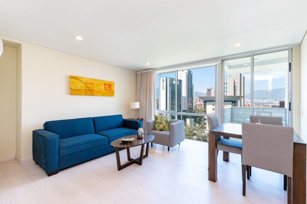 1BR 1BA Apartment for Rent in  Comuna 14 - El Poblado,  Antioquia - $1,300