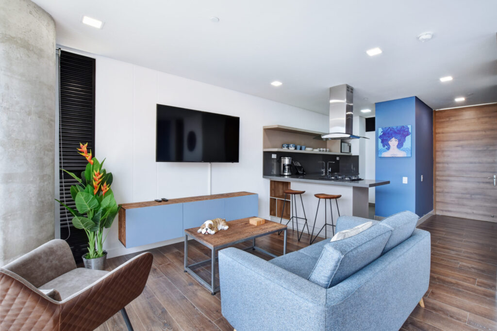 1BR 2BA Apartment for Rent in  Comuna 14 - El Poblado,  Antioquia - $1,900