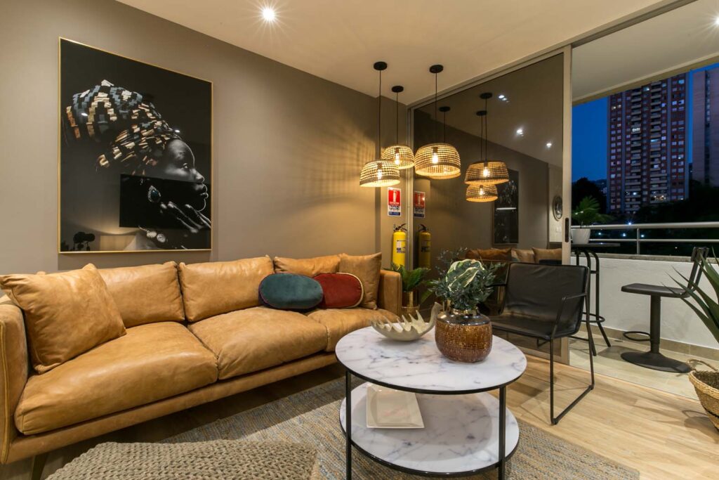 2BR 2BA Apartment for Rent in  Comuna 14 - El Poblado,  Antioquia - $1,800