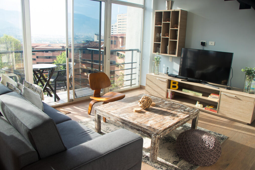 1BR 2BA Apartment for Rent in  Comuna 14 - El Poblado,  Antioquia - $2,000