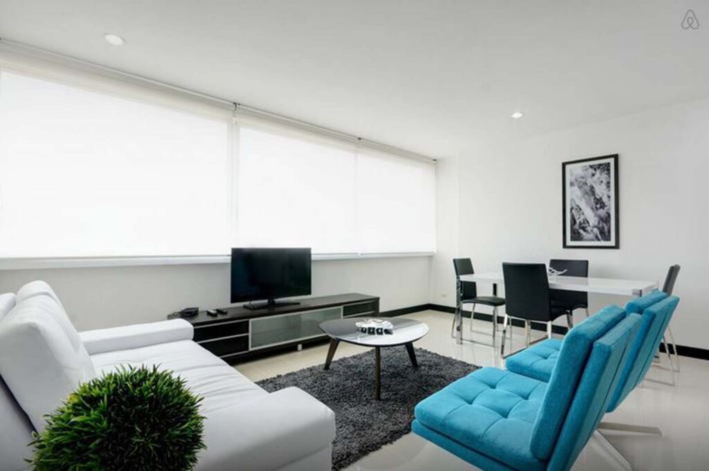 1BR 2BA Apartment for Rent in  Comuna 14 - El Poblado,  Antioquia - $1,350