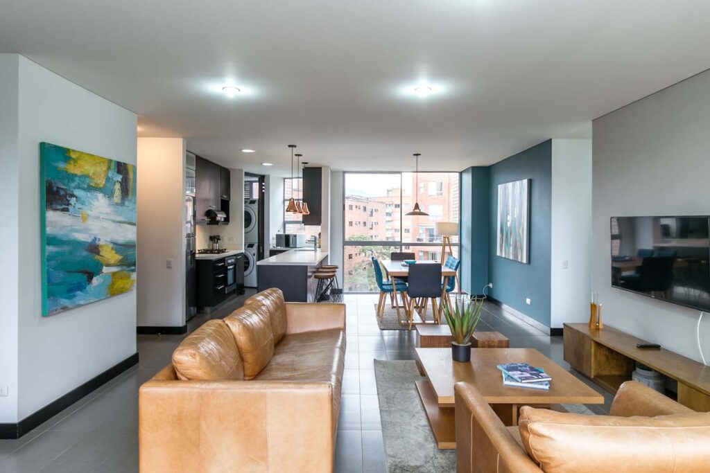 3BR 3BA Apartment for Rent in  Comuna 14 - El Poblado,  Antioquia - $2,000