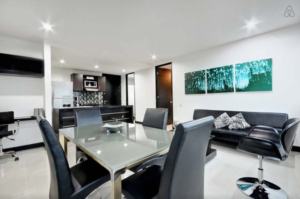 1BR 2BA Apartment for Rent in  Comuna 14 - El Poblado,  Antioquia - $1,350