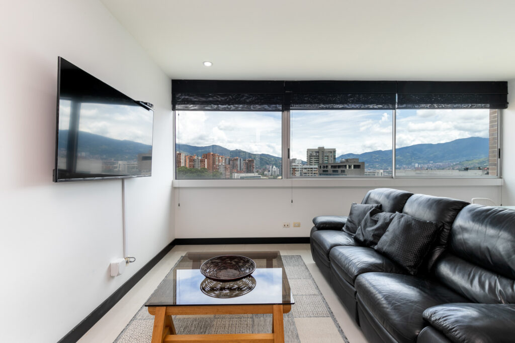 1BR 2BA Apartment for Rent in  Comuna 14 - El Poblado,  Antioquia - $1,350