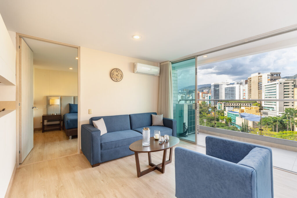 1BR 1BA Apartment for Rent in  Comuna 14 - El Poblado,  Antioquia - $1,300