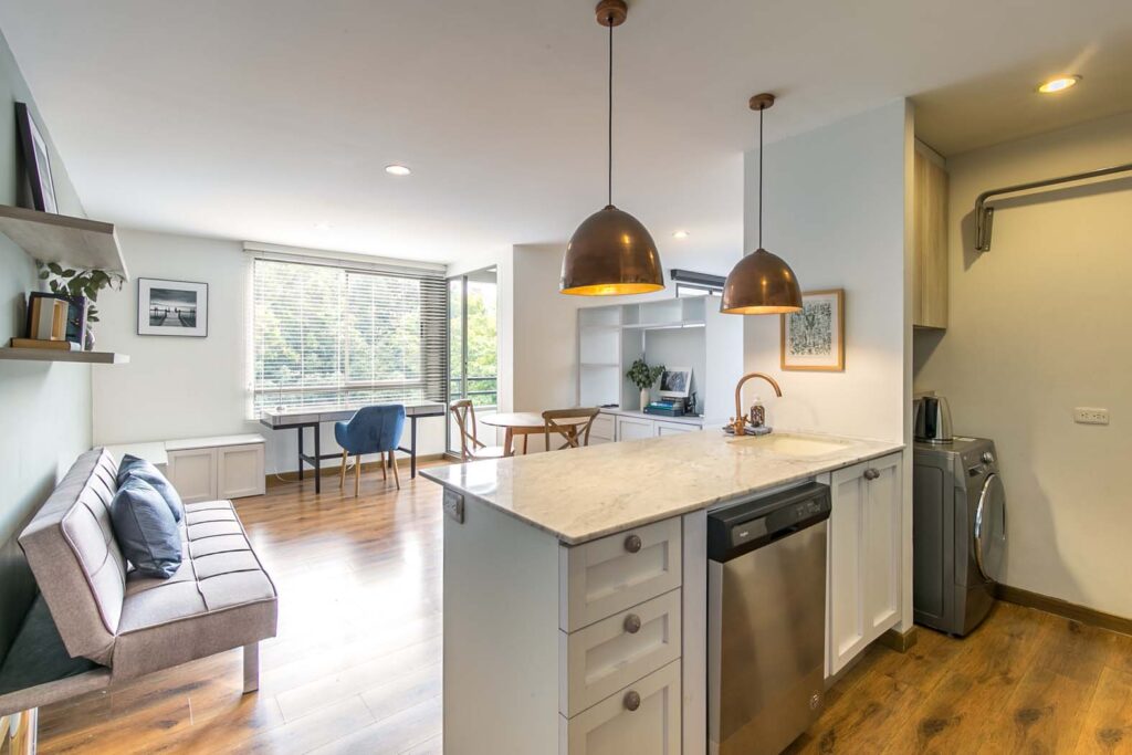 1BR 2BA Apartment for Rent in  Comuna 14 - El Poblado,  Antioquia - $900