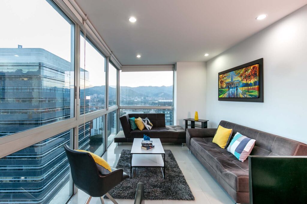 2BR 2BA Apartment for Rent in  Comuna 14 - El Poblado,  Antioquia - $1,650